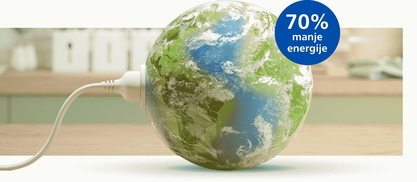 U&scaron;teda energije i vremena, natpis