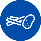 Ikona svježih krumpirića