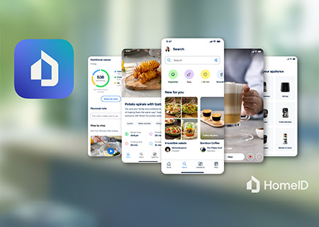 Aplikacija HomeID tvrtke Philips, pametna aplikacija za recepte